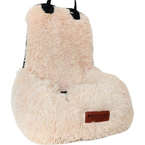 Tweedekans By Cee Cee Autostoel Hond Deluxe Achterbank - Hondenmand Auto Met Veiligheidsriempje - Automand Hond - Hondenstoel - Grote Hond - Beige - Maat M Tweedehands