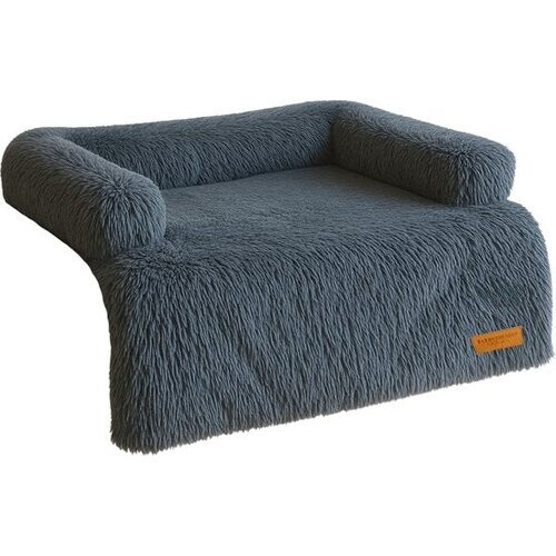 Tweedekans By Cee Cee Origineel Hondendeken Bank – Hondenkleed Bank - Hondenmand - Premium - Volledig Afritsbaar - Donkergrijs- 102x90 - Maat L Tweedehands