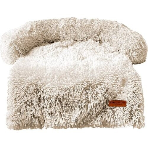 Tweedekans By Cee Cee Origineel Hondendeken Bank – Hondenkleed Bank - Hondenmand - Premium - Volledig Afritsbaar - Beige - Maat S - 75x75 Tweedehands