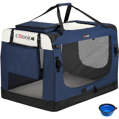Tweedekans Cadoca Honden & Katten Reismand XXXL - 101x68x65cm - Marine Blauw Tweedehands