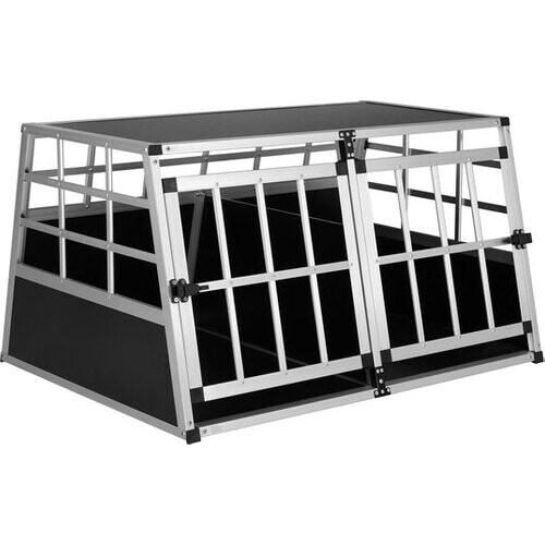 Tweedekans Cadoca Honden Transportbox XL – Aluminium – 89x70x51cm Afsluitbaar Tweedehands