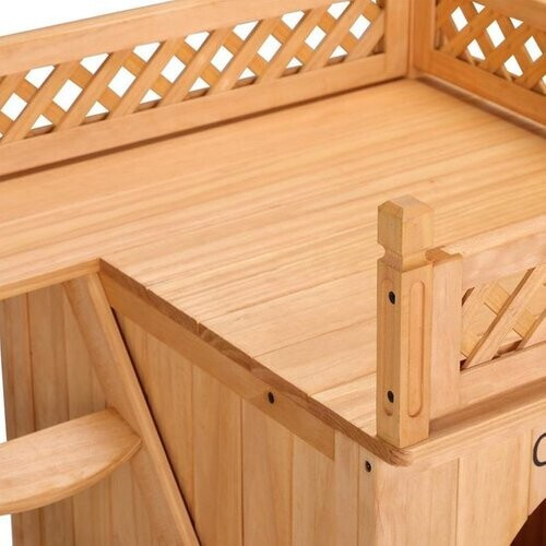 Tweedekans Cadoca Hondenhuis met balkon Tweedehands