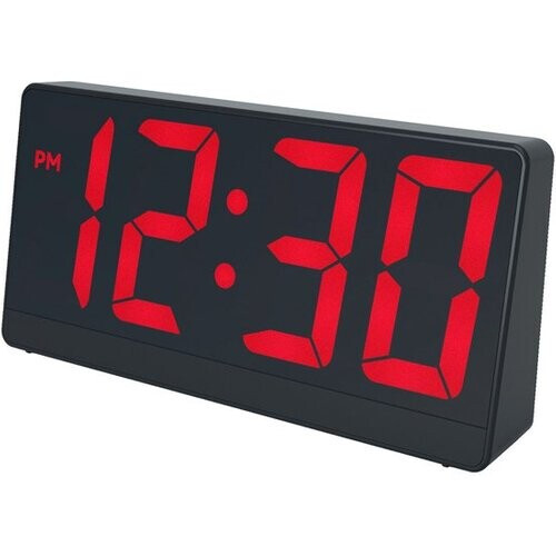 Tweedekans Caliber Digitale Wekker - Wekkers digitaal - Instelbare Snooze Tijd - Alarmklok - Dimbaar display - Digitale klok slaapkamer - USB Oplader Tweedehands