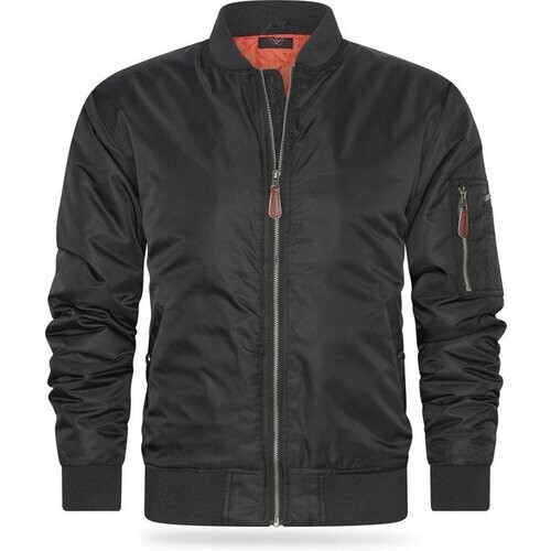 Tweedekans Cappuccino Italia - Heren Jas zomer Navy Seal Jacket Zwart - Zwart - Maat XL Tweedehands