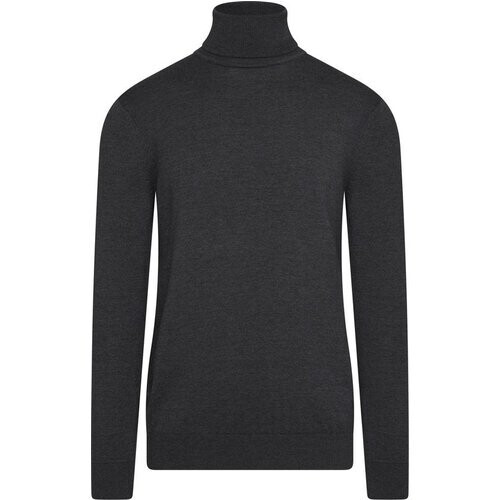 Tweedekans Cappuccino Italia - Heren Sweaters Coltrui Charcoal - Grijs - Maat XXL Tweedehands