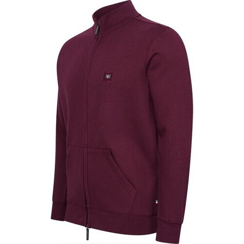 Tweedekans Cappuccino Italia - Heren Sweaters Fleece Zip Jack - Rood - Maat XL Tweedehands