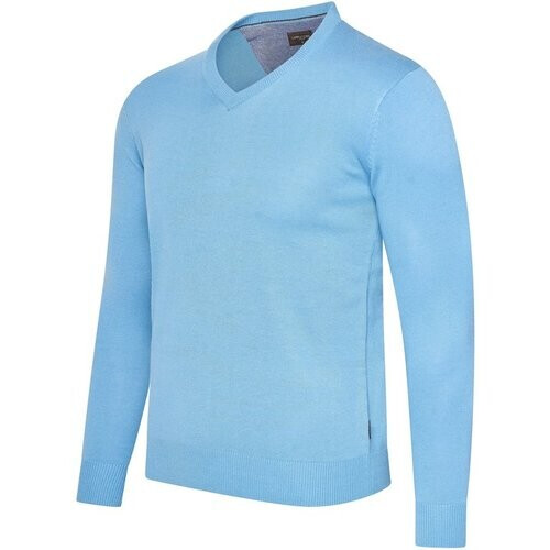 Tweedekans Cappuccino Italia - Heren Trui Salerno Pullover - Blauw - Maat XL Tweedehands