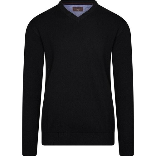 Tweedekans Cappuccino Italia - Heren Truien Pullover Zwart - Zwart - Maat XL Tweedehands
