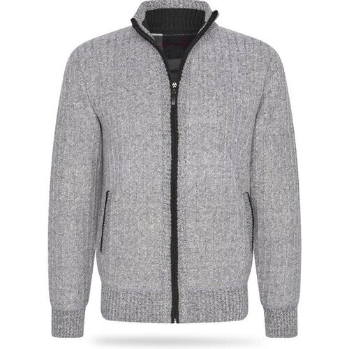 Tweedekans Cappuccino Italia - Heren Vest Bounded Jacket Grijs - Grijs - Maat L Tweedehands