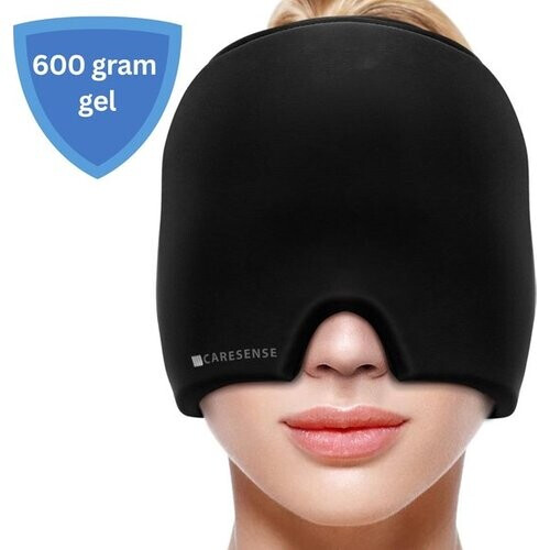 Tweedekans Caresense Migraine Masker - Migraine Muts - Hoofdpijn masker - Warmte & Koude Therapie - hot/cold pack - 600 gram Tweedehands