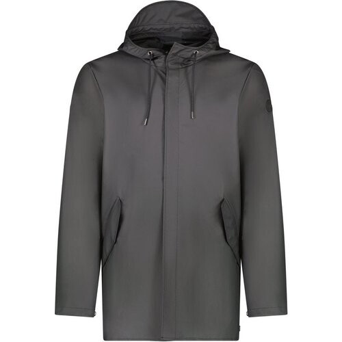 Tweedekans Cars Jeans - Jas Ossy - Heren - Zwart Polyester - Met Capuchon & Ritszakken - Maat M - Casual Winterjas - Tijdloos & Functioneel Tweedehands