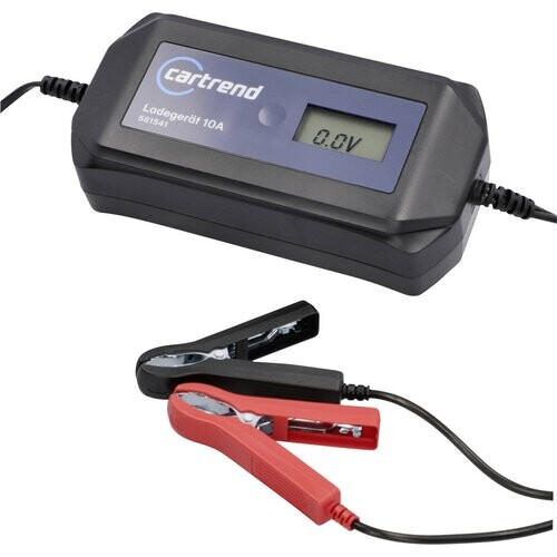 Tweedekans Cartrend Volautomatische Acculader met Microprocessor – Geschikt voor AGM, Gel, Loodzuur & Onderhoudsvrije Batterijen Tweedehands