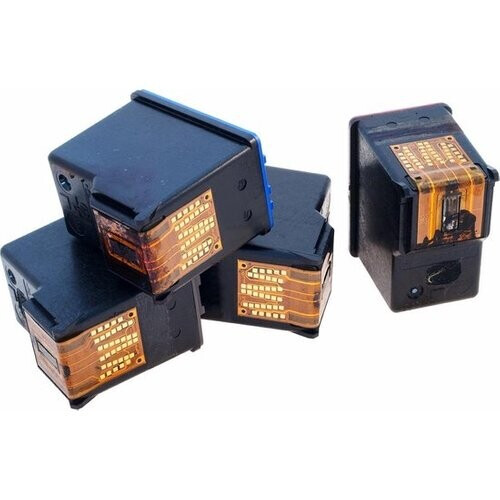 Tweedekans Cartridges Geschikt voor HP 27 & 28 – 4-Pack (2x 21 ml & 2x 17 ml) – Met Volledige Garantie & Hoge Capaciteit – Voor DeskJet, OfficeJet & PSC – Zwart & Kleur Inkt Tweedehands