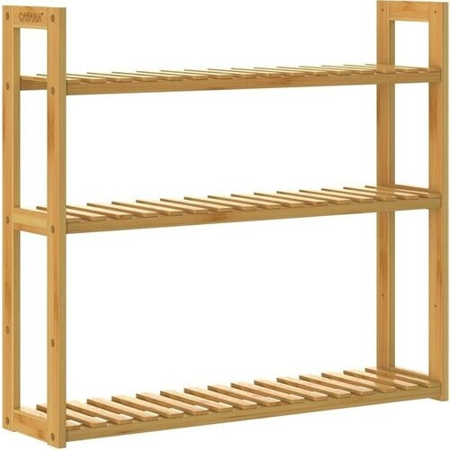 Tweedekans Casaria 2-in-1 wandplank & staande plank van bamboe Tweedehands