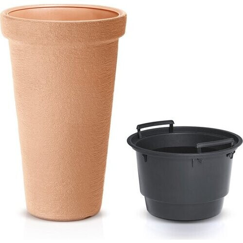 Tweedekans Casaria Bloempot - XXL Rond 42l Hoog Rond Vorstbestendig - Terracotta Tweedehands