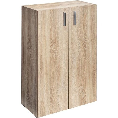 Tweedekans Casaria Boekenkast Vela - 3 Vakken Verstelbaar 115x60x28 cm - Eiken Tweedehands