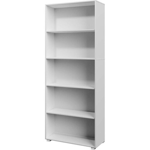 Tweedekans Casaria Boekenkast Vela - 5 Vakken Verstelbaar 190x60x28 cm - Wit Tweedehands