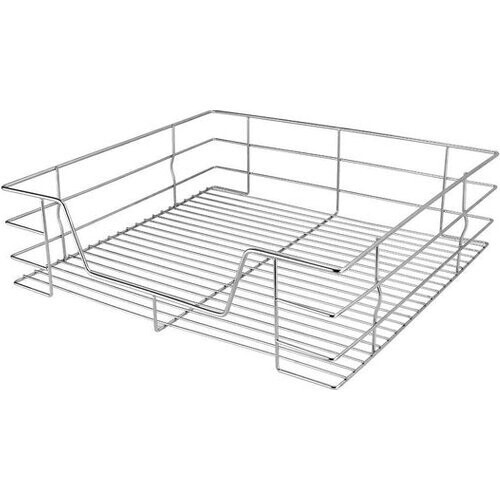 Tweedekans Casaria Lade - Telescopisch Voor 60cm Kastbreedte 57x44x14cm - Zilver Tweedehands