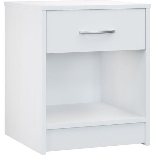 Tweedekans Casaria Nachtkastje Set van 2 - Lade 50x40x35cm - Wit Tweedehands