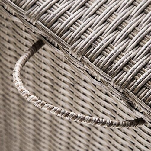 Tweedekans Casaria Opbergkist – Weerbestendig 122x56x61cm 360L - Crème Tweedehands