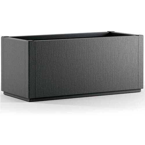 Tweedekans Casaria Plantenbak voor buiten - Vorstbestendig Drainagesysteem 80l - Antraciet Tweedehands