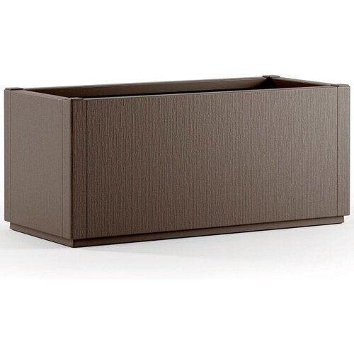 Tweedekans Casaria Plantenbak - Vorstbestendig Drainagesysteem 80l - Bruin Tweedehands