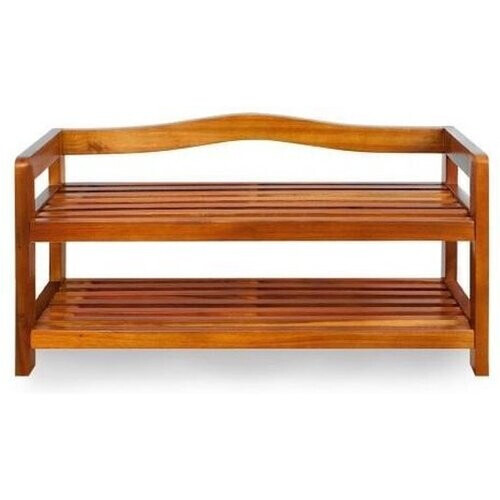 Tweedekans Casaria Schoenenrek 74x26x42cm - 80kg laadvermogen – Donkerbruin Tweedehands