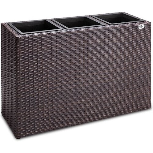 Tweedekans Casaria Staande Plantenbak – met Waterafvoer 83x30,5x60cm – Bruin Tweedehands