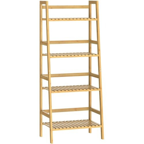 Tweedekans Casaria stelling bamboe 123x48x32cm Tweedehands