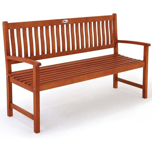 Tweedekans Casaria Tuinbank Maxima - 3-zits 152 cm FSC®-Gecertificeerd – Bruin Tweedehands