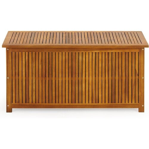 Tweedekans Casaria Tuinbox - Acacia Hout - Incl. Binnenzeil - 115 x 50 x 59 cm - Bruin Tweedehands