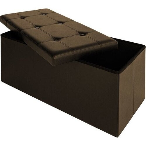 Tweedekans Casaria Zitbank met Opbergruimte - 80x40x40cm 100L Kunstleer – Bruin Tweedehands