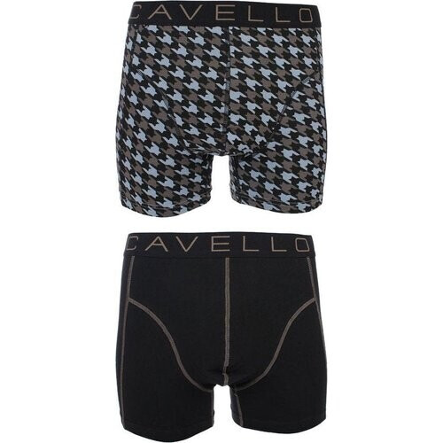 Tweedekans Cavello - 2-pack Boxershorts Zwart / Pepita Print - S Tweedehands