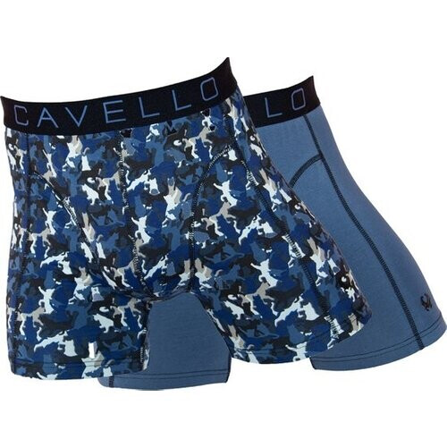 Tweedekans Cavello - 2-pack Boxershorts Zwart / Pepita Print - XL Tweedehands