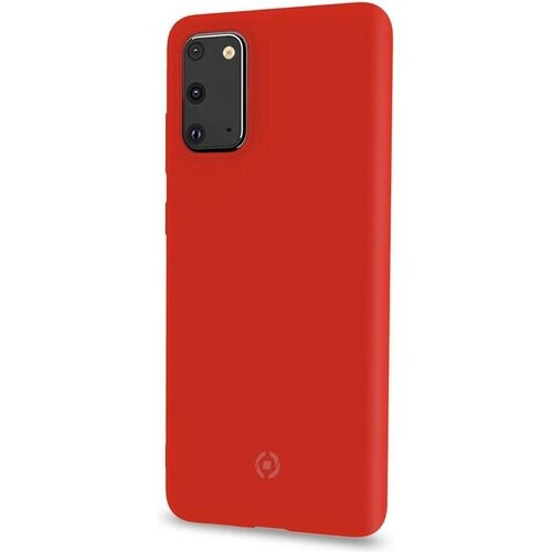 Tweedekans Celly Feeling Samsung S20 hoes- Siliconen buitenkant met antikras binnenkant - Rood Tweedehands