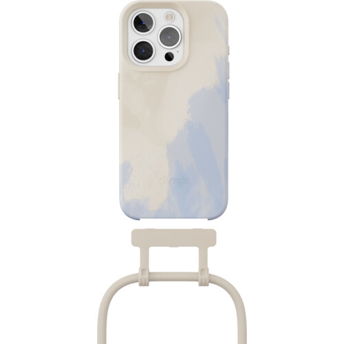 Tweedekans Change Case Apple iPhone 15 Pro Max Back Cover met Koord Blauw Tweedehands