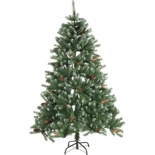 Tweedekans Christmas Gifts Kerstboom - Inclusief Dennenappels - 210 cm - Groen Tweedehands