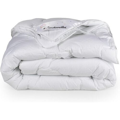 Tweedekans Cinderella Mellow Dekbed Zomer - 1 Persoons - Synthetische Vulling - Katoenen Tijk - Anti-allergie - 140x220 cm Tweedehands