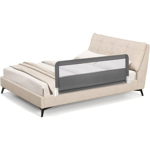 Tweedekans Coast 150 cm Lang Opvouwbaar Bedhekje voor Peuters met Afneembare Hoes – Grijs Tweedehands