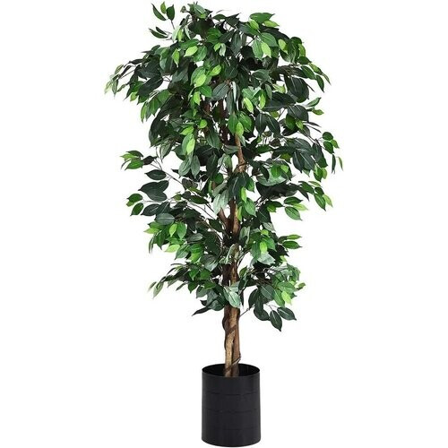 Tweedekans Coast 180 cm huisplant decoratie kunst planten decoratieve lans met 1008 bladeren en natuurlijke romp Tweedehands