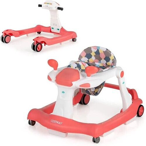 Tweedekans Coast 2 in 1 lopende auto opvouwbaar - Lopende rijstrookloon - Rood Tweedehands