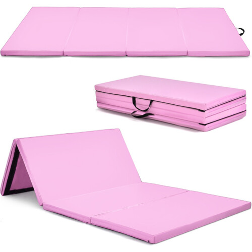 Tweedekans Coast 240 x 120 x 5 cm opvouwbare gymnastiekmat met klittenbandbevestiging en 2 handgrepen Tweedehands