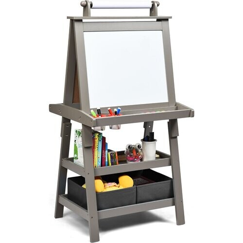 Tweedekans Coast 3-in-1 Kindertafel - Speeltafel/Tekentafel - 59 x 50 x 117 cm Tweedehands