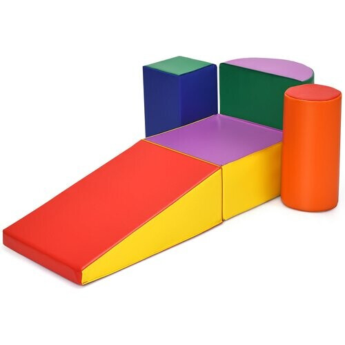 Tweedekans Coast 5-delige foam Bouwstenen set - voor kinderen | montessori | schuim bouwsteenset | Kleurrijk Tweedehands