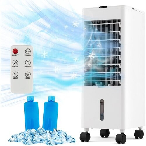 Tweedekans Coast Airconditioning - 60 W - 44 dB - Zonder Afvoerslang - 3 Modi - 12-Uurs Timer - 25,5x22x59 cm - Wit Tweedehands