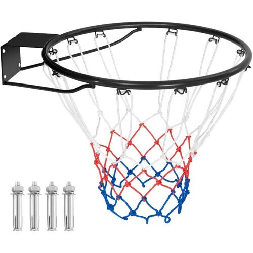 Tweedekans Coast Basketbalring - Metaal & Polyester - Ø45cm - 58 x 48 x 10 cm - Zwart Tweedehands