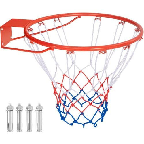 Tweedekans Coast Basketbalring SP37875OR – Indoor Mini Basketbalring met Net – Voor Deur- & Muurmontage – Ø45 cm – Oranje Tweedehands