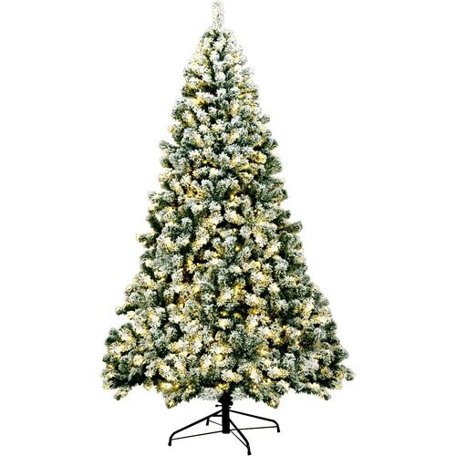 Tweedekans Coast Besneeuwde Kunstkerstboom INCLUSIEF LED-Verlichting - 225 cm Tweedehands