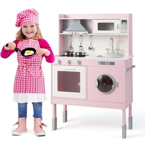 Tweedekans Coast Children's Kitchen met spelen met spelen en geluiden en lichtroze roze Tweedehands