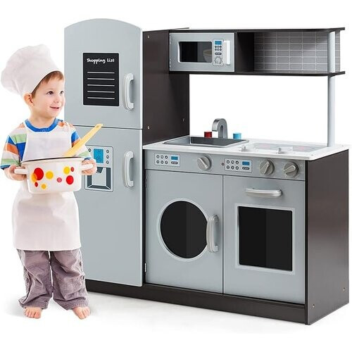 Tweedekans Coast Children's Play Kitchen met gootsteen en tap & fornuis met klikgeluiden Tweedehands